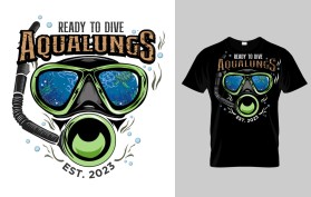 Can YOU make SCUBA diving look EDGY & ENTERTAINING?  Seeking a  cool t-shirt design that even non-divers would wanna wear, cuz it looks so good! entry by bayu_desain88