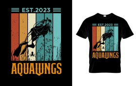 Can YOU make SCUBA diving look EDGY & ENTERTAINING?  Seeking a  cool t-shirt design that even non-divers would wanna wear, cuz it looks so good! entry by bayu_desain88