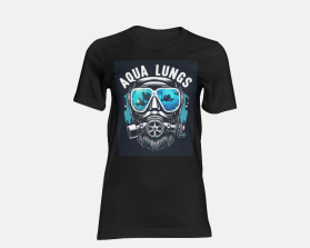 Can YOU make SCUBA diving look EDGY & ENTERTAINING?  Seeking a  cool t-shirt design that even non-divers would wanna wear, cuz it looks so good! entry by SynthArtful