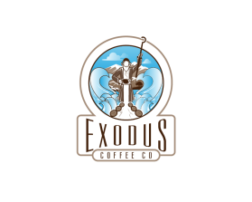 Winning entry: Exodus Coffee Co. entry by Joseph Chua