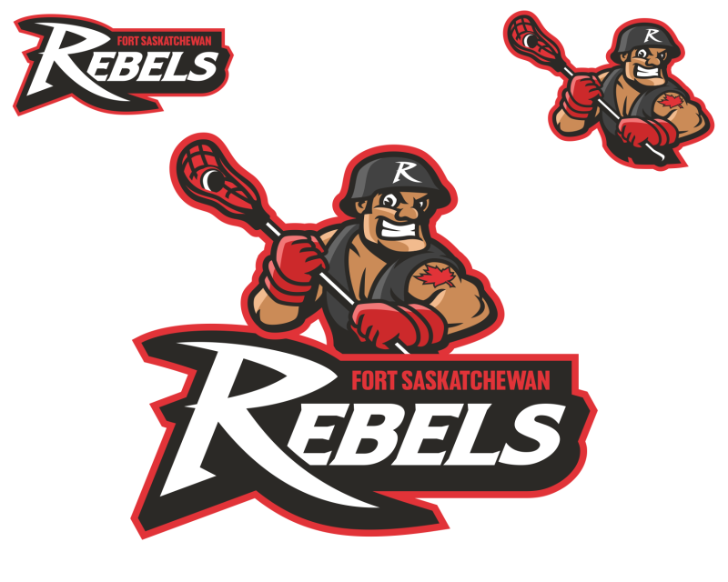 Logo Design for Fort Saskatchewan Rebels Lacrosse