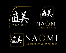 Winning entry: 直美 Naomi (full business name: Naomi Aesthetics & Wellness) entry by Armchtrm