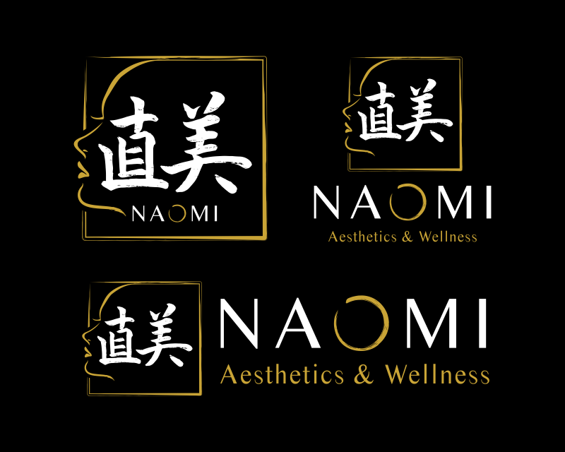 Logo Design for 直美 Naomi (full business name: Naomi Aesthetics & Wellness)