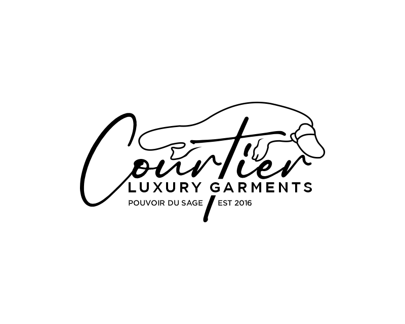 Logo Design for Courtier Luxury Garments