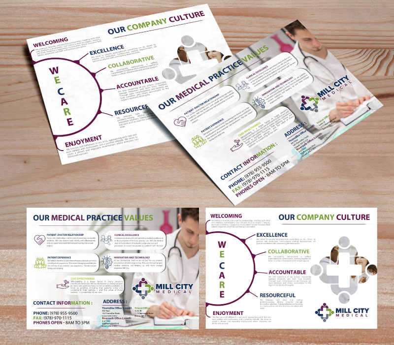 Graphic Design entry 3196782 submitted by Monk_Design to the Graphic Design for Company:  Mill City Medical Group run by DeltaHealthStrategy