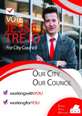 Jesse Trejo for City Council entry by Jan-Rowie Ba&ntilde;aga