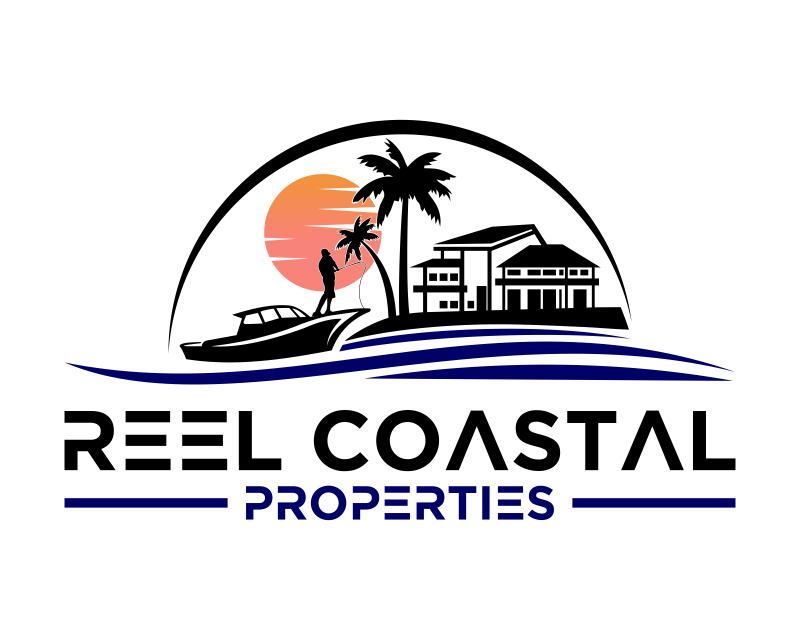 Logo Design for REEL COASTAL PROPERTIES