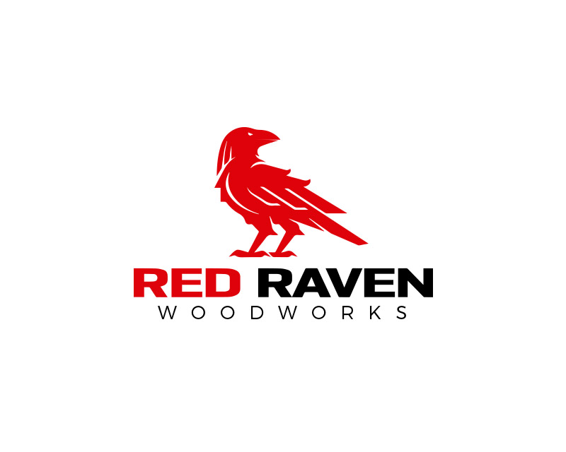 Logo Design for Red Raven Woodworks