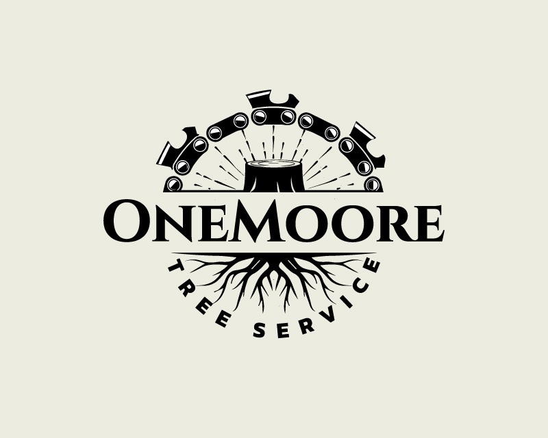 Logo Design for One Moore Tree Service
