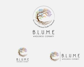 BLUME Wholeness  Community the logo will be used for the "C" in "C"ommunity/ Company name: Blume Wholeness Community entry by manmuhar10