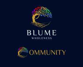 BLUME Wholeness  Community the logo will be used for the "C" in "C"ommunity/ Company name: Blume Wholeness Community entry by berkahe gusti