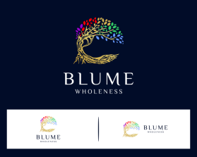 BLUME Wholeness  Community the logo will be used for the "C" in "C"ommunity/ Company name: Blume Wholeness Community entry by berkahe gusti