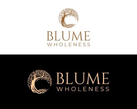 BLUME Wholeness  Community the logo will be used for the "C" in "C"ommunity/ Company name: Blume Wholeness Community entry by FOX