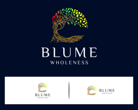 BLUME Wholeness  Community the logo will be used for the "C" in "C"ommunity/ Company name: Blume Wholeness Community entry by berkahe gusti