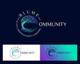BLUME Wholeness  Community the logo will be used for the "C" in "C"ommunity/ Company name: Blume Wholeness Community entry by berkahe gusti