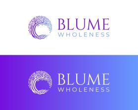 BLUME Wholeness  Community the logo will be used for the "C" in "C"ommunity/ Company name: Blume Wholeness Community entry by FOX