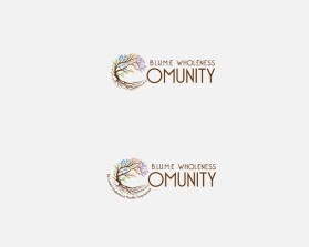 BLUME Wholeness  Community the logo will be used for the "C" in "C"ommunity/ Company name: Blume Wholeness Community entry by manmuhar10
