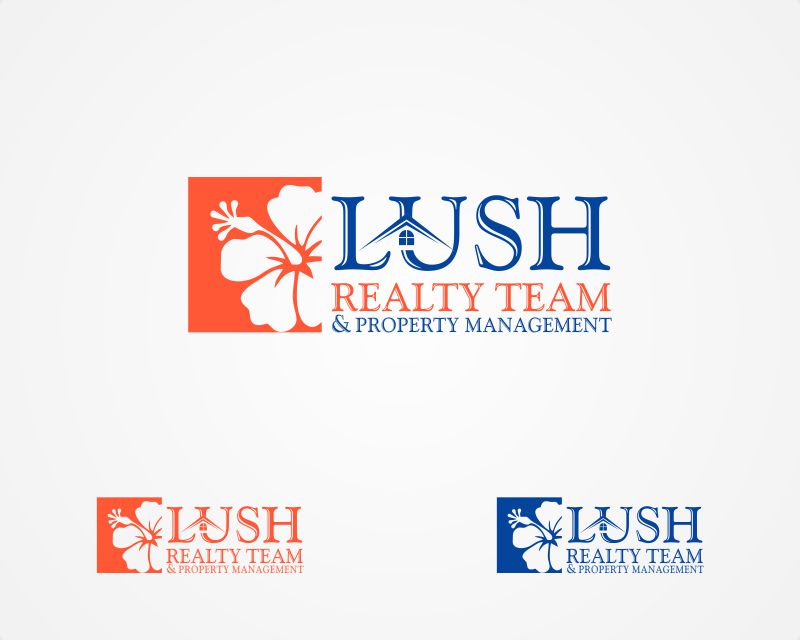 Logo Design for Lush Realty Team and Property Management. lpmpk.com