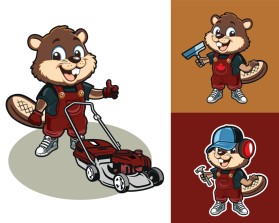 Beaver Icon for Property Management Company entry by Cat ODriscoll