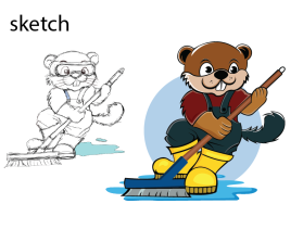 Beaver Icon for Property Management Company entry by hi.harii