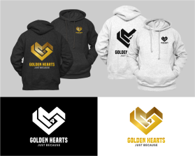 Golden Hearts entry by paragraphikadesigns