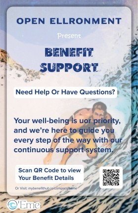 Open Enrollment Posters for Employee Benefits entry by Kalakay Art