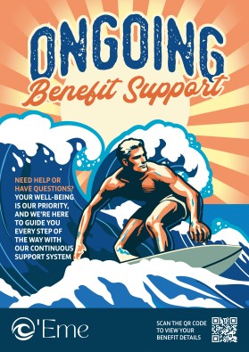Open Enrollment Posters for Employee Benefits entry by IDesign Place