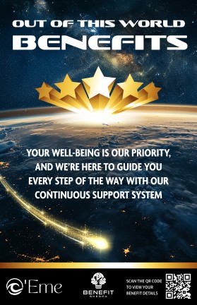 Open Enrollment Posters for Employee Benefits entry by IDesign Place