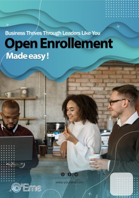 Open Enrollment Posters for Employee Benefits entry by Riham_sbt
