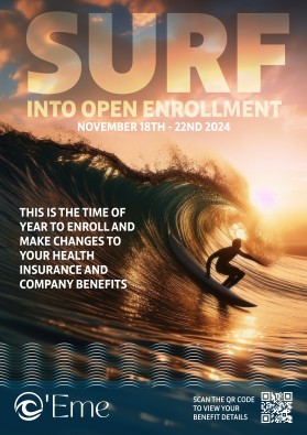 Open Enrollment Posters for Employee Benefits entry by IDesign Place