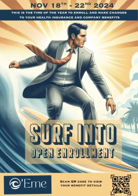 Open Enrollment Posters for Employee Benefits entry by Cosmic_Designs