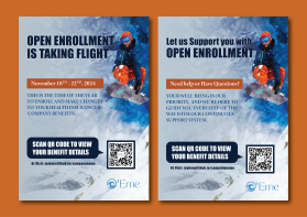Open Enrollment Posters for Employee Benefits entry by Jheebsyn 