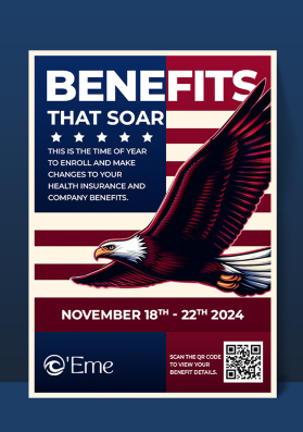 Open Enrollment Posters for Employee Benefits entry by Logorium