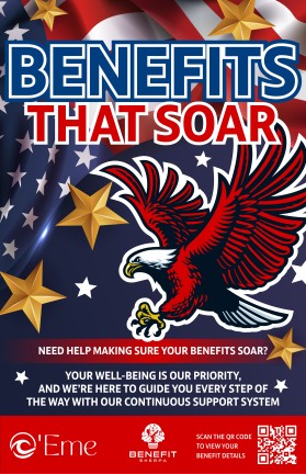 Open Enrollment Posters for Employee Benefits entry by IDesign Place