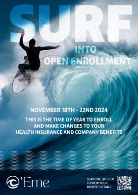 Open Enrollment Posters for Employee Benefits entry by IDesign Place