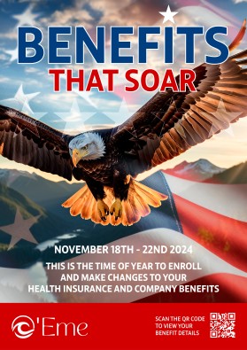 Open Enrollment Posters for Employee Benefits entry by IDesign Place