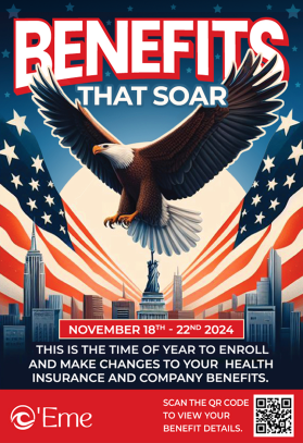 Open Enrollment Posters for Employee Benefits entry by Logorium