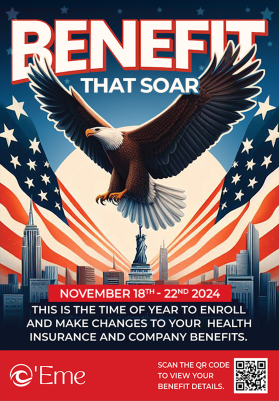 Open Enrollment Posters for Employee Benefits entry by Logorium