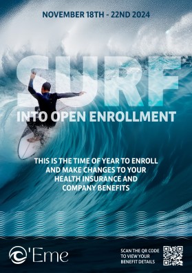 Open Enrollment Posters for Employee Benefits entry by IDesign Place
