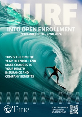Open Enrollment Posters for Employee Benefits entry by IDesign Place