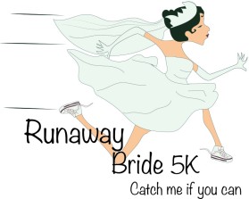 Runaway Bride 5k entry by Connie Hall