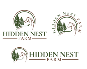 Hidden Nest Farm entry by twdesignstudio