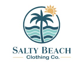 Winning entry: Salty Beach Clothing Co. entry by Vikram Jinjariya