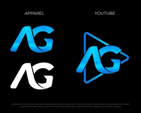 Custom Monogram logo needed for the Letters AG for Apparel and Youtube entry by FXF Creations