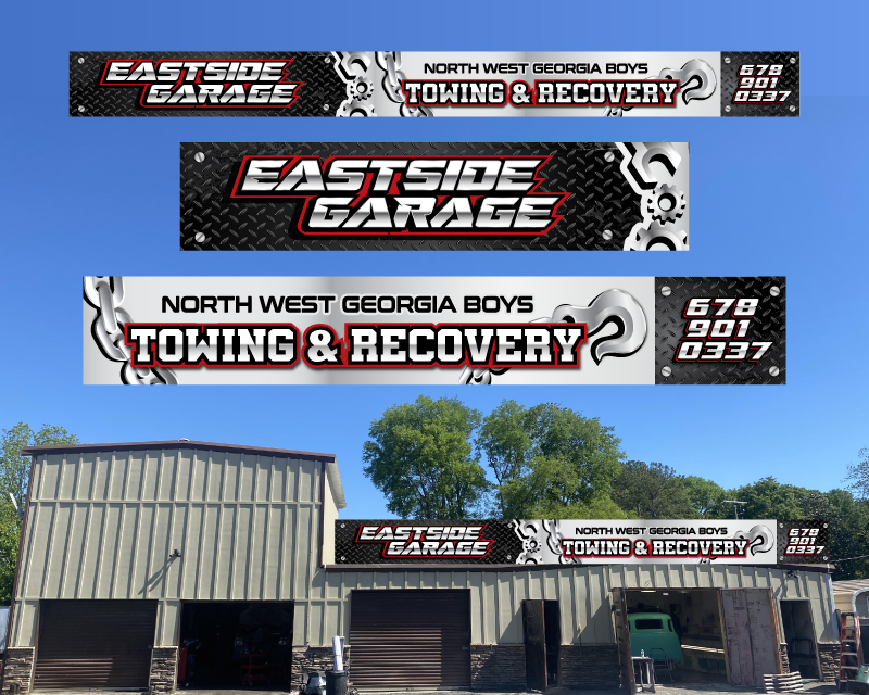 Banner Ad Design for EASTSIDE GARAGE/ NORTH WEST GEORGIA BOYS TOWING & RECOVERY LLC