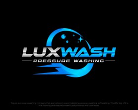 LuxWash Pressure Washing entry by FXF Creations