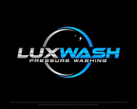 LuxWash Pressure Washing entry by FXF Creations