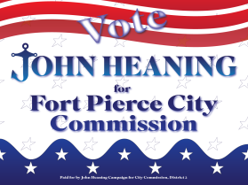 Campaign Yard Sign entry by Dekala