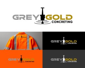 Winning entry: Grey Gold Concreting entry by erionart