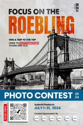 Roebling Bridge Photo Contest 2024 entry by Logorium